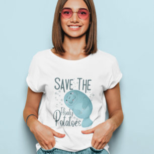 Save the floaty potatoes funny manatees T-Shirt