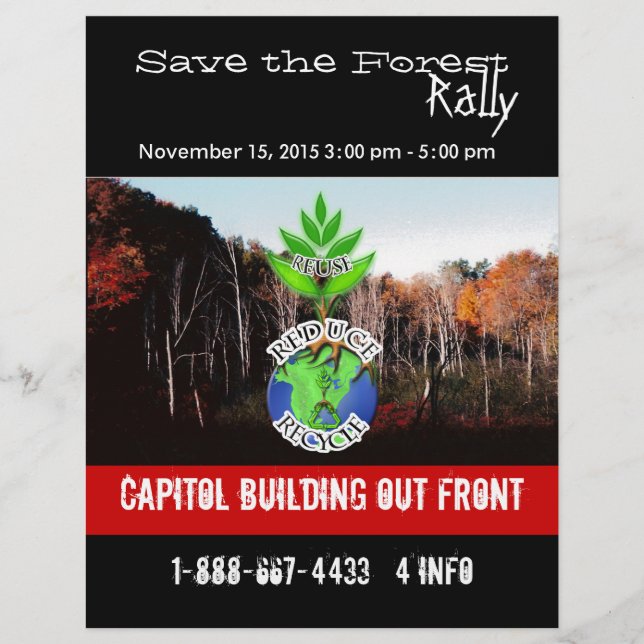 Save The Forest Flyer (Front)