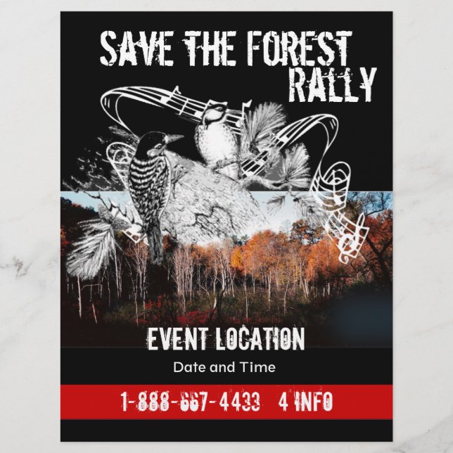 Save The Forest Flyer (Front)