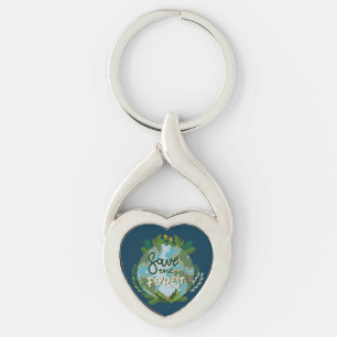 Save the Forest Key Ring