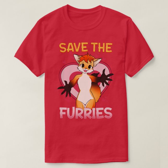 Save the Furries I Fandom  Cosplay 9 T-Shirt (Design Front)