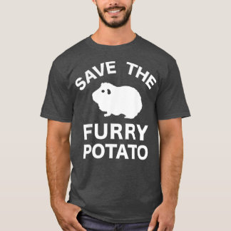 Save The Furry Potato Animal Funny Guinea Pig T-Shirt