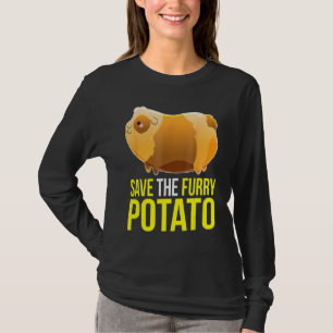 Save The Furry Potato Cute Guinea Pig Pet T-Shirt