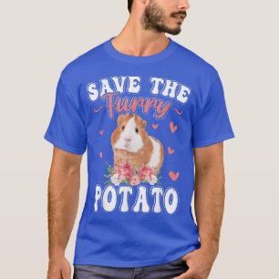 Save The Furry Potato Funny Guinea Pig 140 T-Shirt