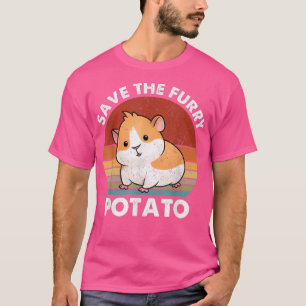 Save The Furry Potato Funny Guinea Pig 5248 T-Shirt
