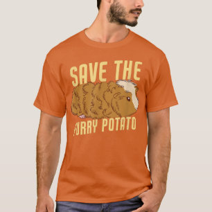 Save The Furry Potato Funny Guinea Pig T-Shirt