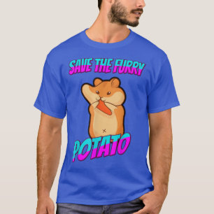Save The Furry Potato Guinea Pig Funny T-Shirt