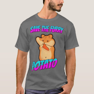 Save The Furry Potato Guinea Pig Funny T-Shirt