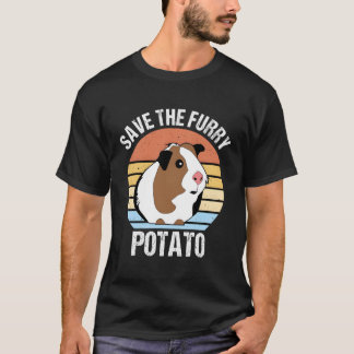 Save The Furry Potato Guinea Pig T-Shirt