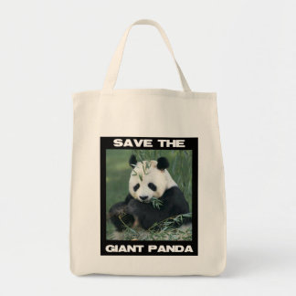 Save the Giant Panda Tote Bag