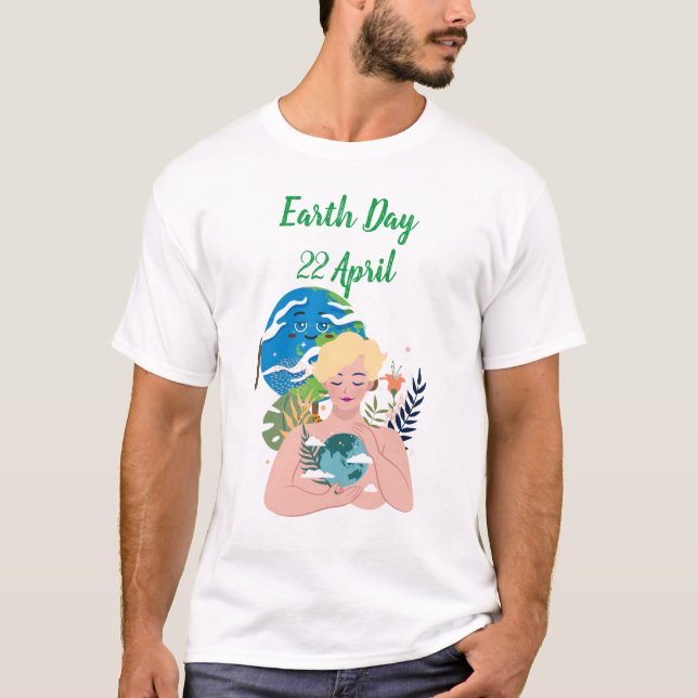 Save the Green Earth Day T-Shirt (Front)