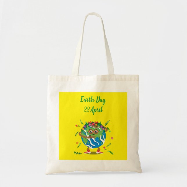 Save the Green Earth Day   Tote Bag (Front)