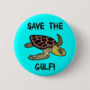 Save the Gulf 6 Cm Round Badge