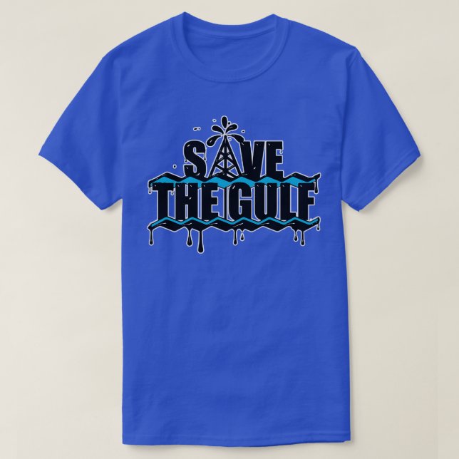 Save the Gulf Stop Offshore Drilling T-Shirt (Design Front)