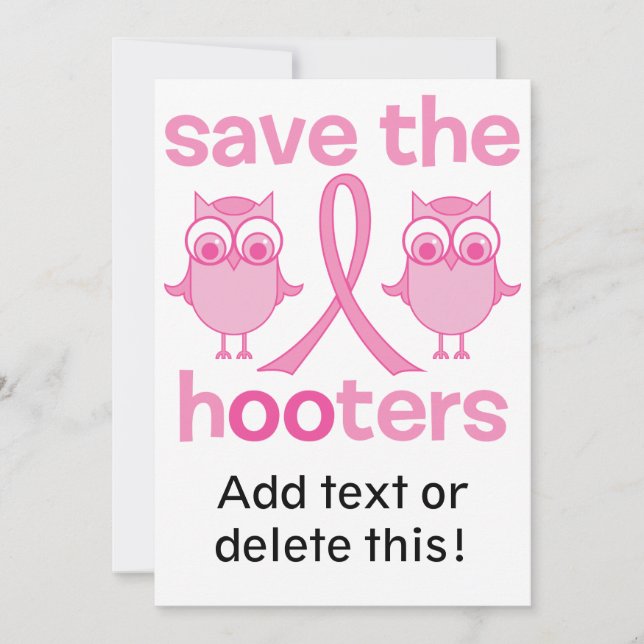 Save The Hooters (Front)