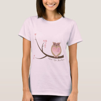 Save the Hooters Pink Fitted T-Shirt