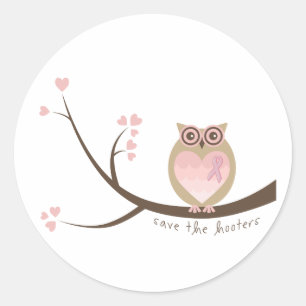Save the Hooters Stickers 1 1/2" Sticker