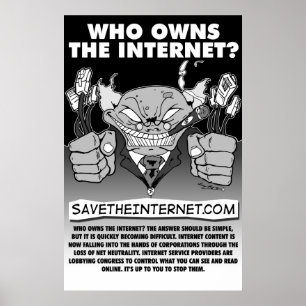 Save The Internet Poster