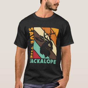 Save The Jackalope Funny Cryptid Jackrabbit Rabbit T-Shirt