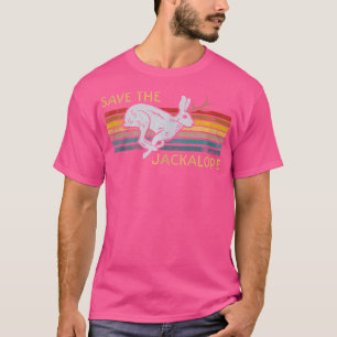 Save The Jackalope - Vintage Rabbit - Camping Cryp T-Shirt