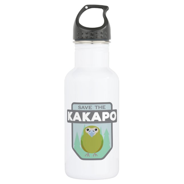 Save the Kakapo Bottle (Front)