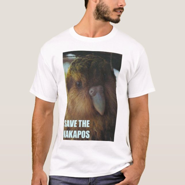 Save the Kakapos! T-Shirt (Front)