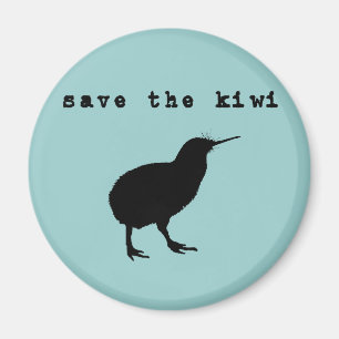 Save the Kiwi Magnet