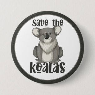 Save the Koalas Button
