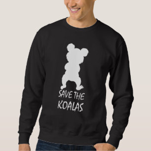 Save the Koalas Retro Koala Cute Koala Bear Sweatshirt