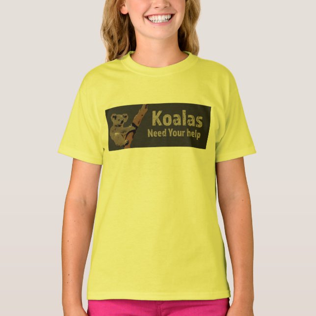 Save the Koalas T-Shirt (Front)