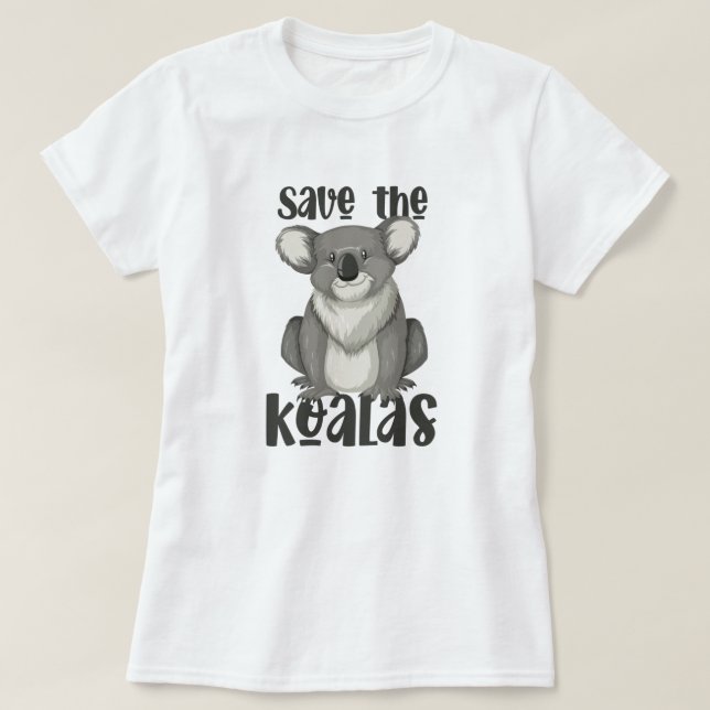 Save the Koalas T-Shirt (Design Front)