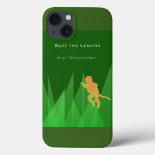 Save the Lemurs iPhone 13 Case