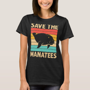 Save The Manatee For Men Women Floaty Potato T-Shirt