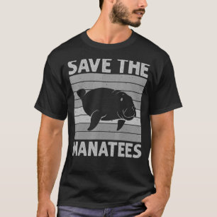 Save The Manatee For Men Women Floaty Potato T-Shirt