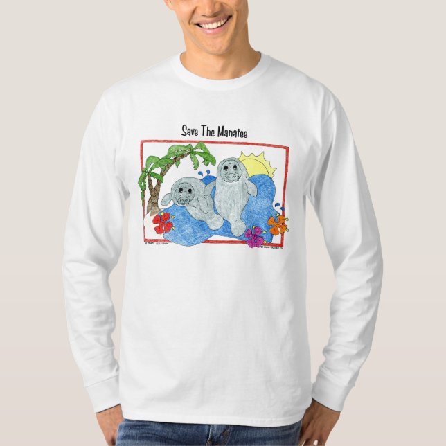 Save The Manatee T-Shirt (Front)