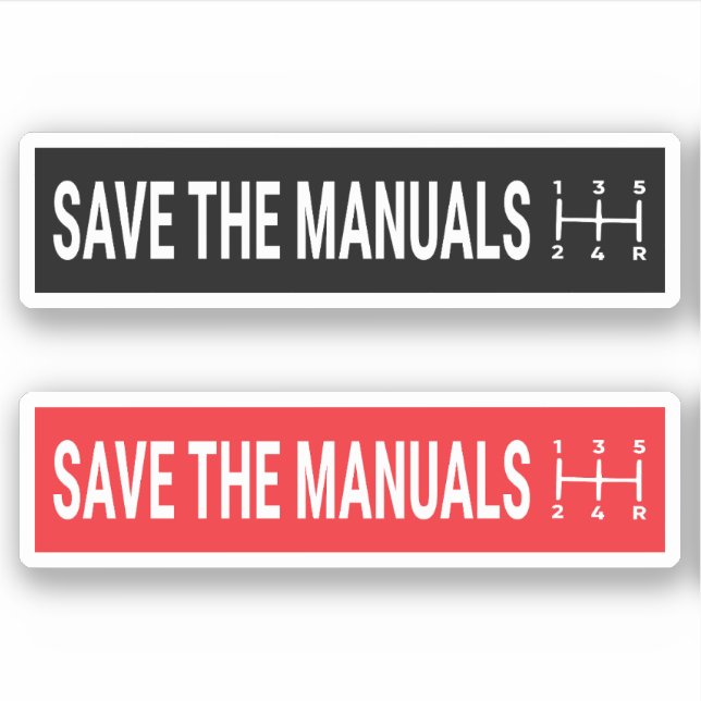 Save The Manuals (Front)