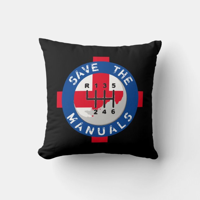 SAVE THE MANUALS CUSHION (Front)