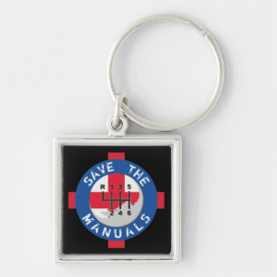 SAVE THE MANUALS KEY RING