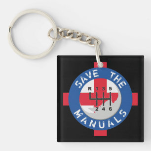 SAVE THE MANUALS KEY RING