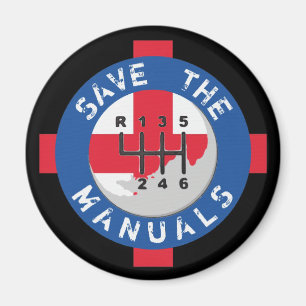 SAVE THE MANUALS MAGNET