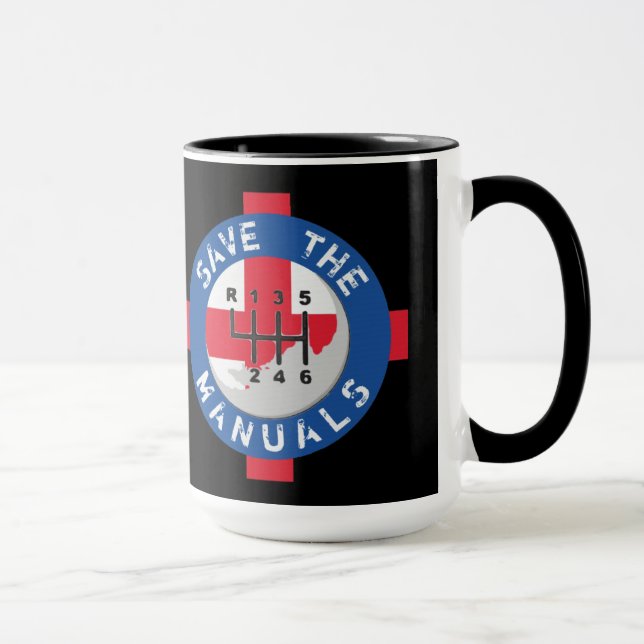 SAVE THE MANUALS MUG (Right)