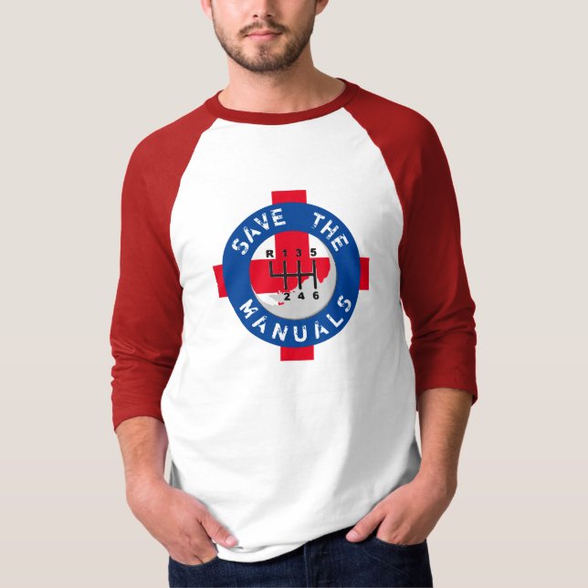 SAVE THE MANUALS T-Shirt (Front)
