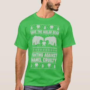 Save The Molar Bear Fighting Against Enamel Cruelt T-Shirt