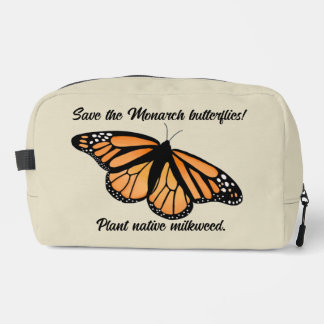 Save the Monarch butterflies Dopp Kit