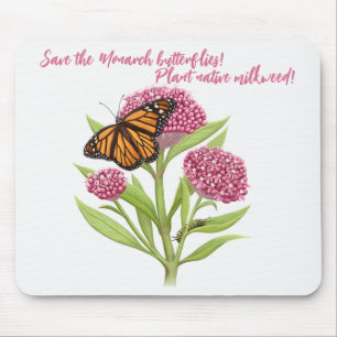 Save the Monarch Butterfly Mouse Mat
