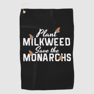 Save The Monarchs Butterfly Golf Towel