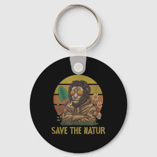 Save The Nature Save The Nature Lion Environmental Key Ring
