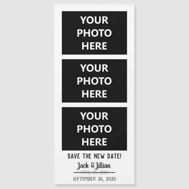 Save the New Date Wedding Postpone Change the Date (Front)