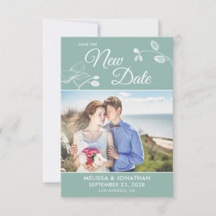 Save The New Date wedding postponement photo