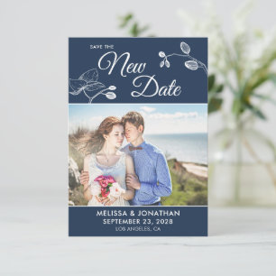 Save The New Date wedding postponement photo